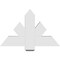 Ekena Millwork Kennewick Architectural Grade PVC Gable Bracket, 36"W x 22 1/2"H x 4"D x 6"F, 15/12 Pitch GBP036X23X0406KEN00 - alternate 5